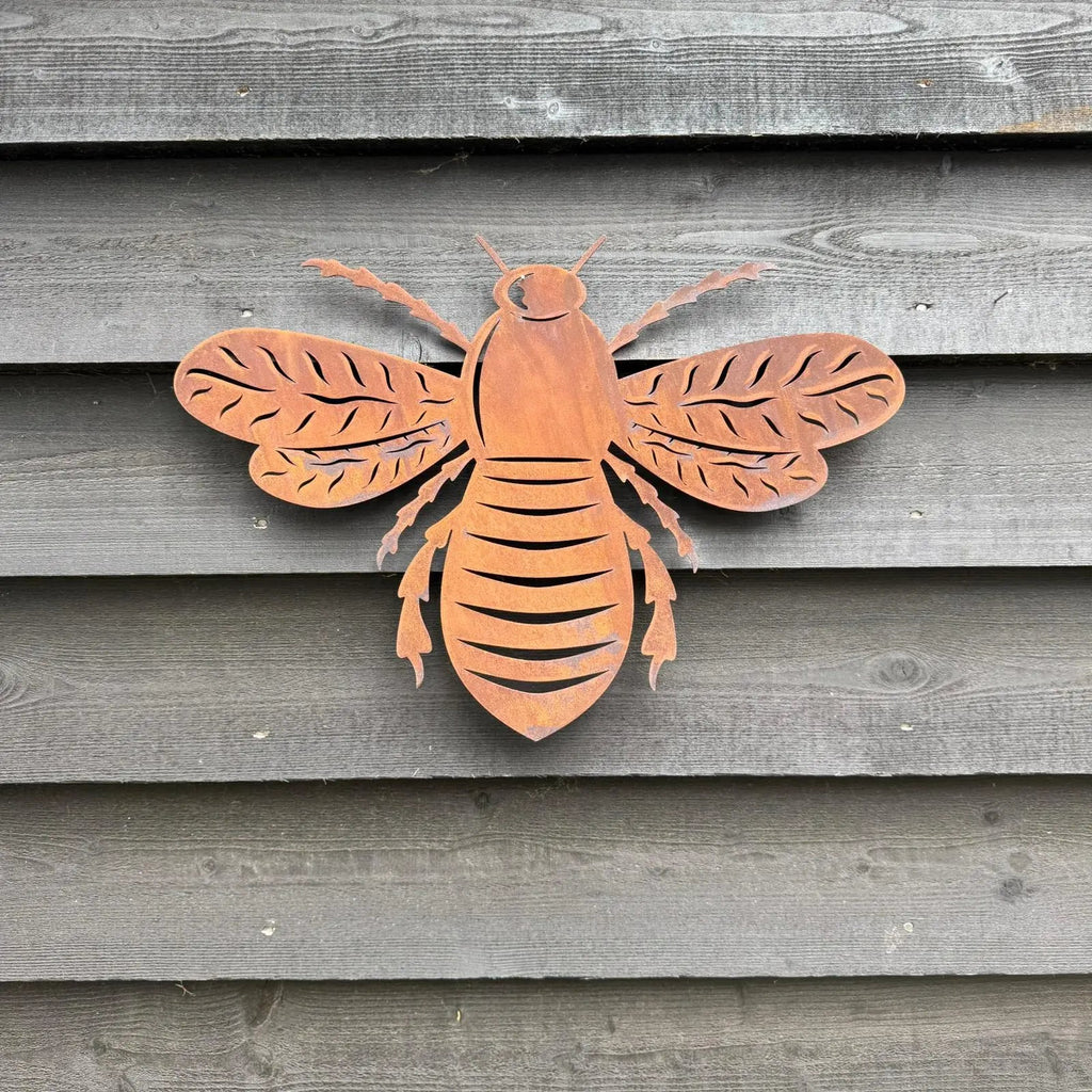Rustic Warehouse Norfolk Large Metal Bee Wall Art – 2mm Steel Plaque