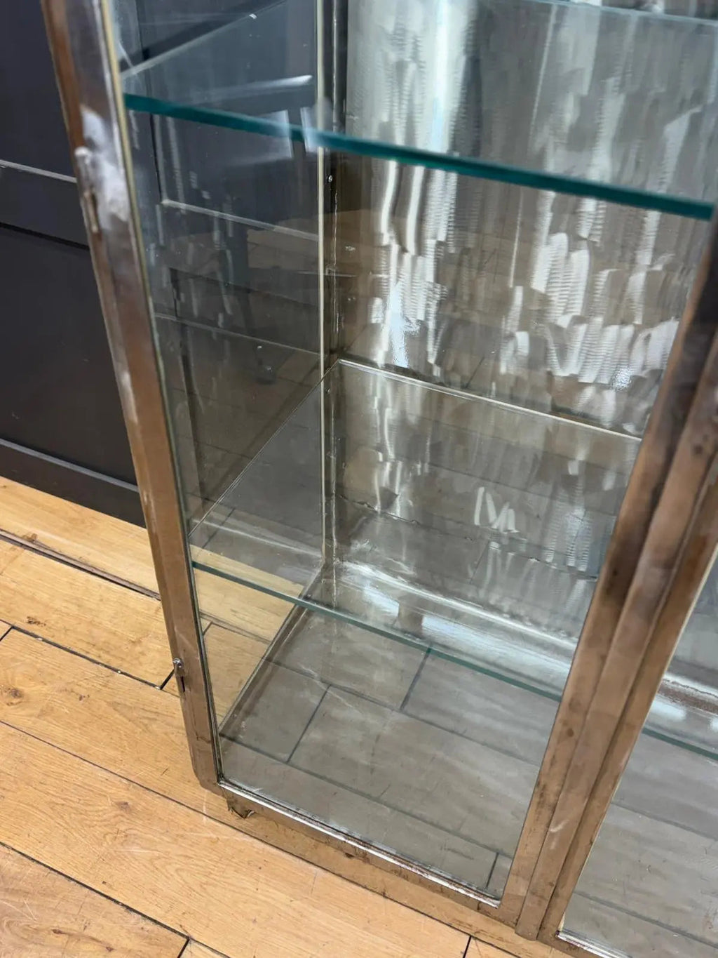 Industrial Medical Display Double Cabinet – Shop Display / Apothecary Bathroom