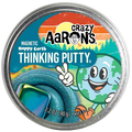 Crazy Aaron's Happy Earth Magnetic Thinking Putty – Blue Sensory Toy