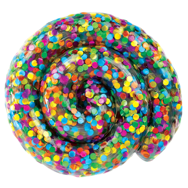 Crazy Aaron's Social Butterfly Thinking Putty – Rainbow Confetti Toy
