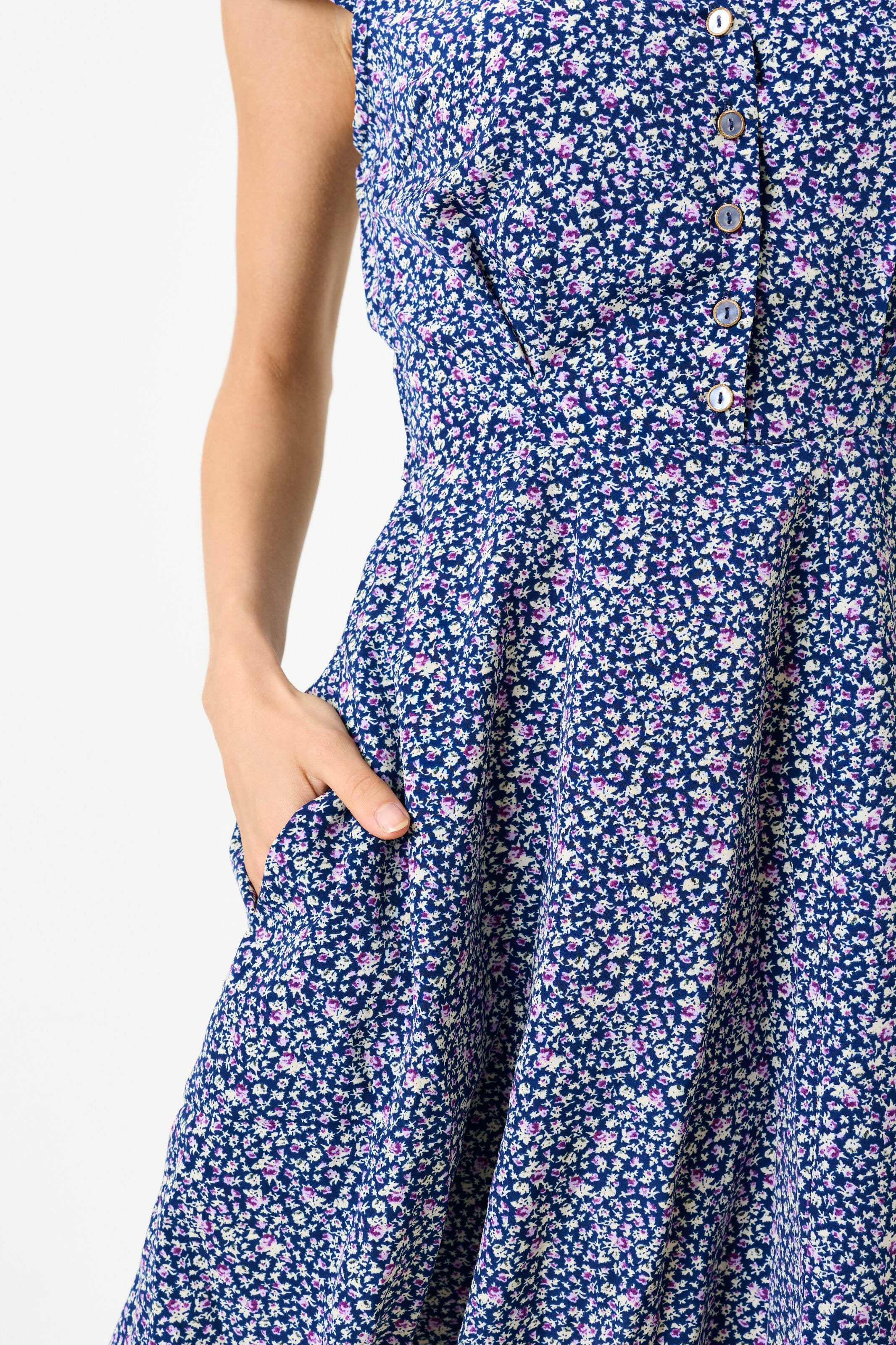 Cathleen Mini Tea Dress Ditsy Floral