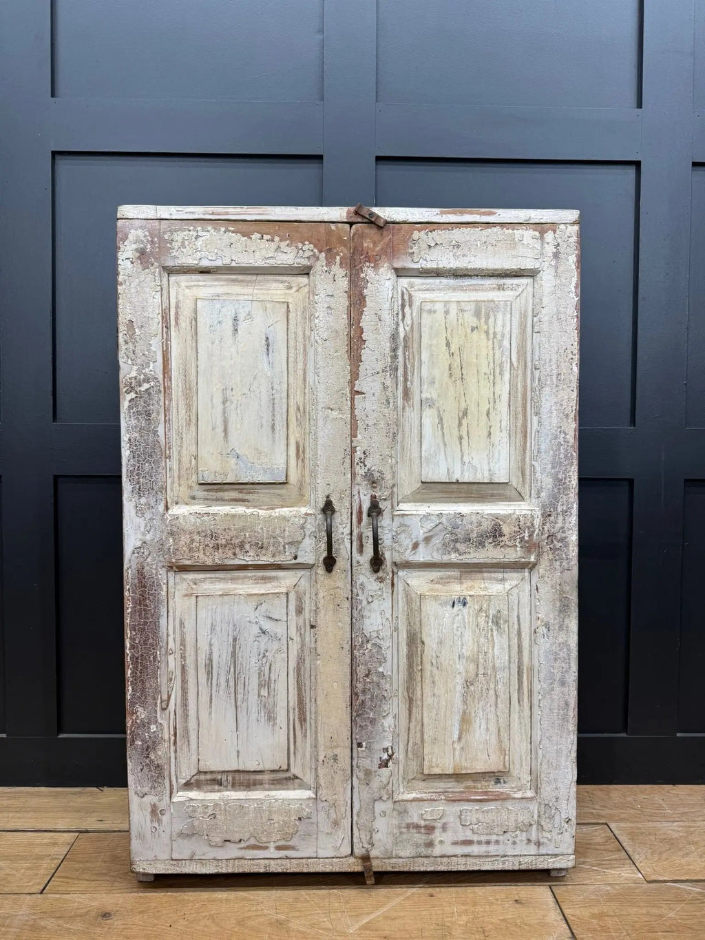 Vintage Rustic Cupboard /Reclaimed Painted Bathroom Cabinet / Kitchen Unit