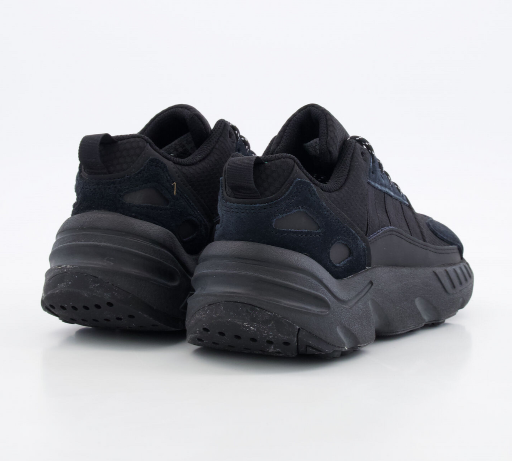 Adidas ZX 22 Boost Unisex Sneakers – Black Suede and Textile Trainers