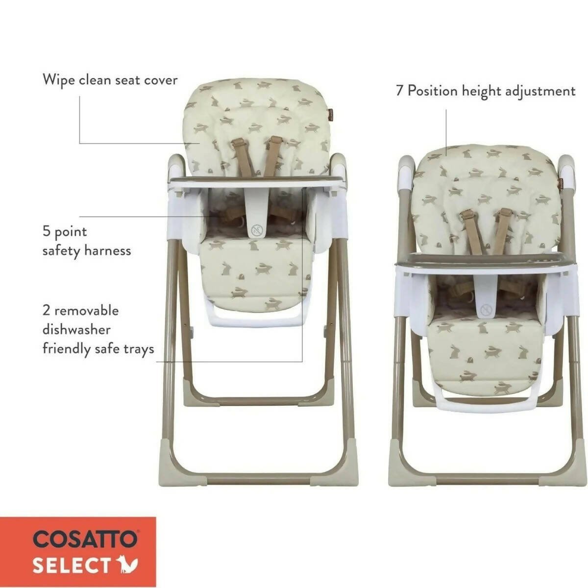 Cosatto Pip 0+ Highchair - Faraway