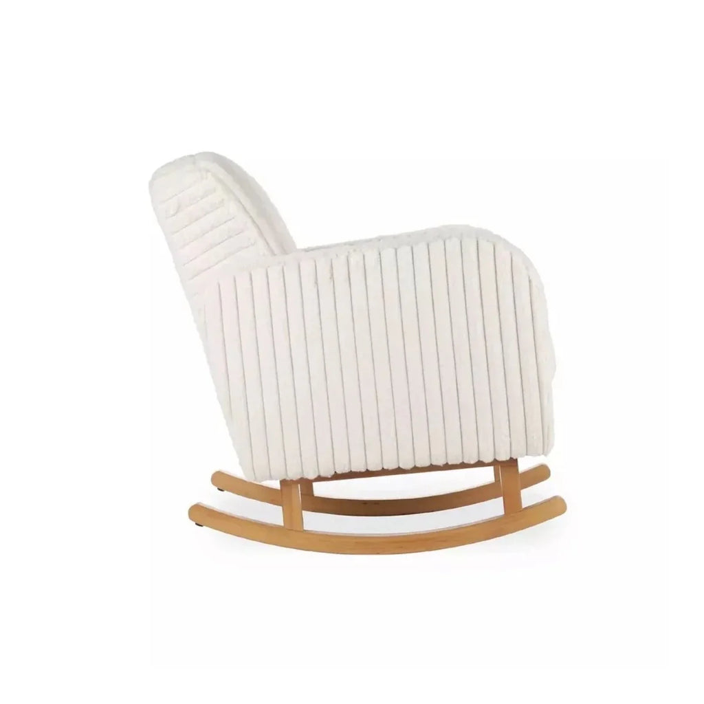 CuddleCo Etta Nursing Chair - Faux Fur Cream - image 6