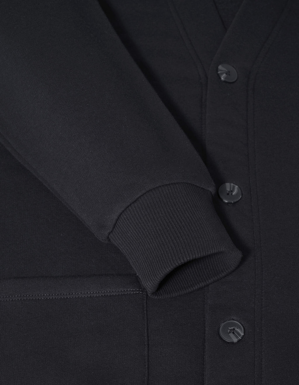 Black Shawl Collar Cardigan