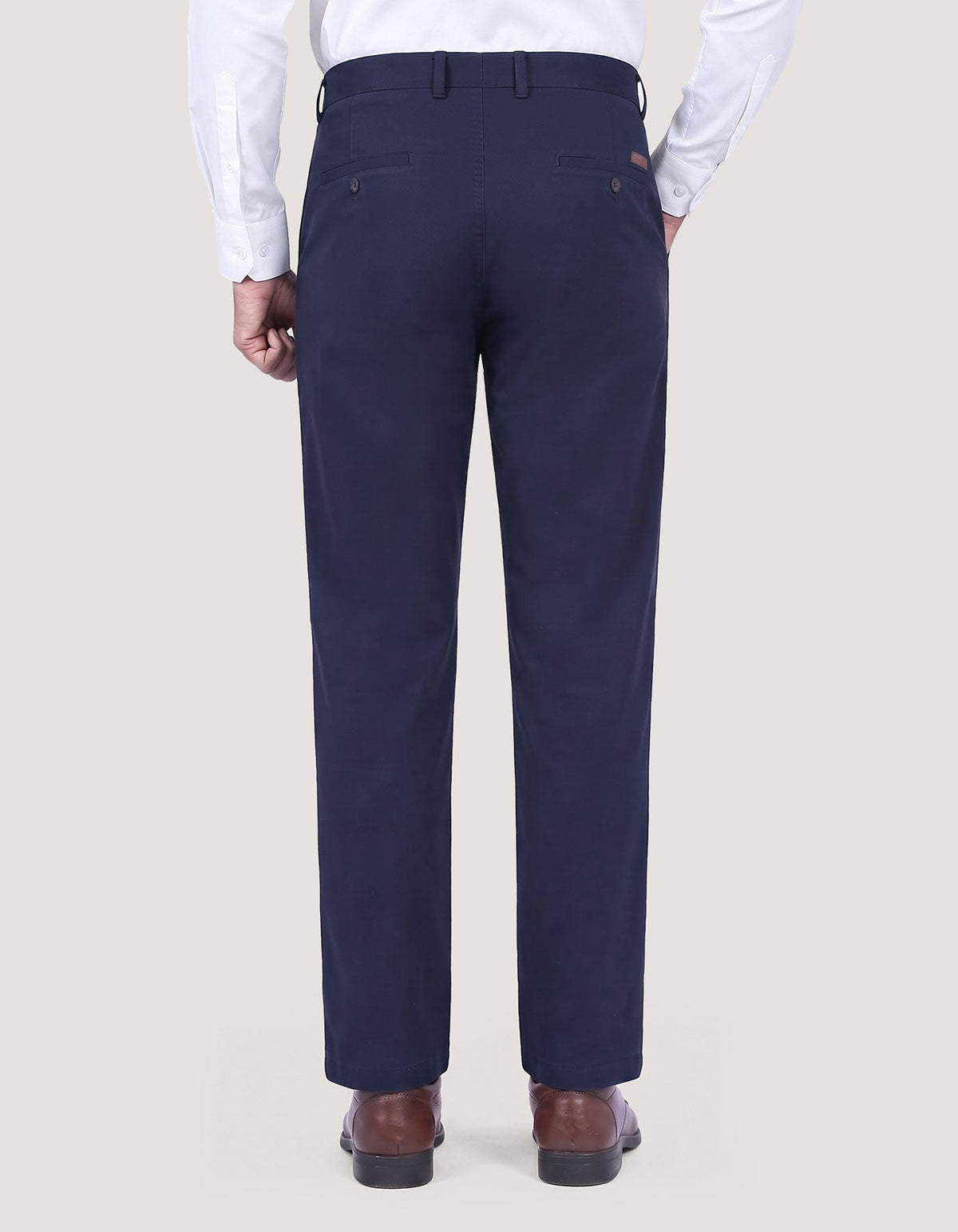 Navy Cross Pocket Twill Chino Trouser