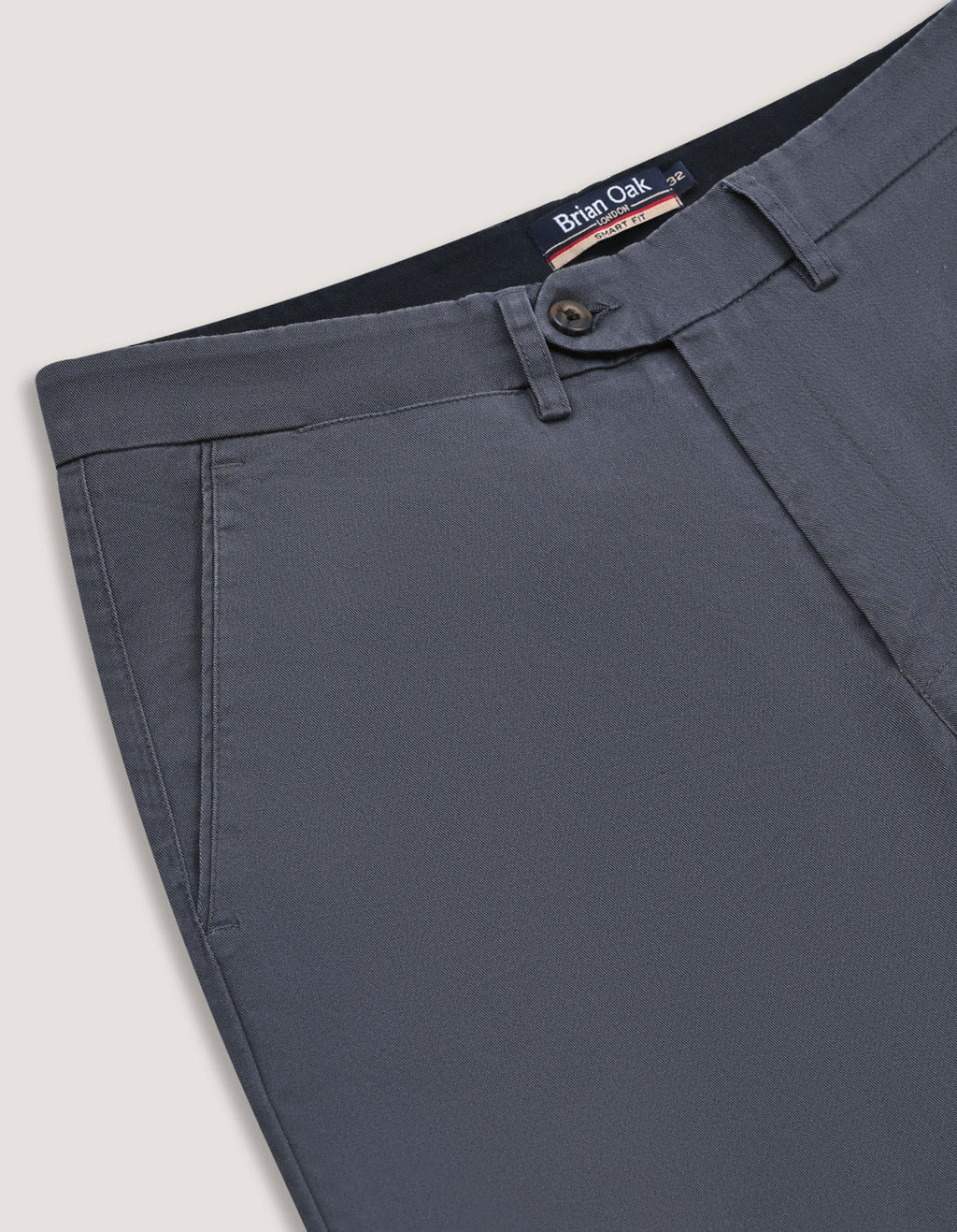 Cross Pocket Chinos – Grey