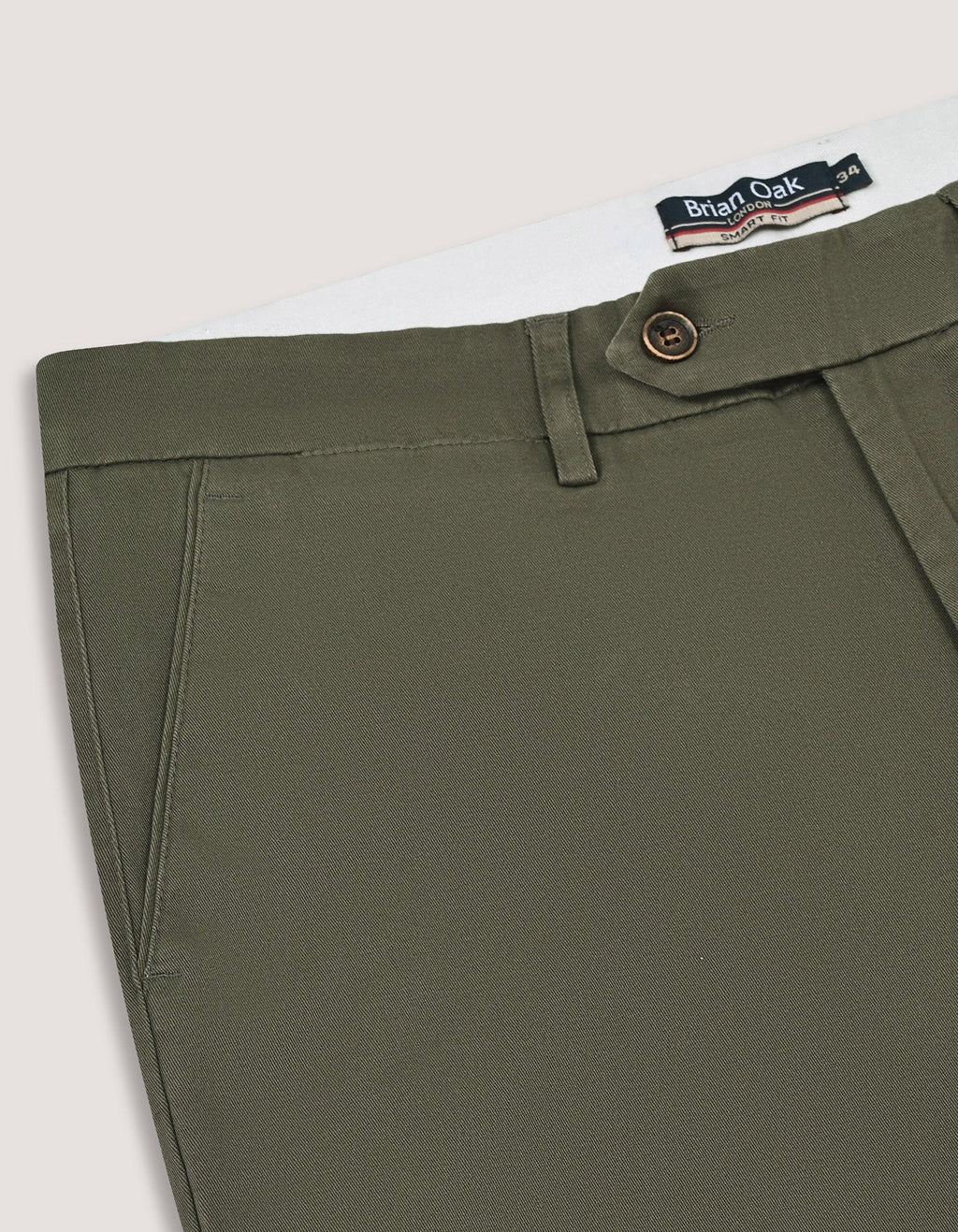 Smart Fit Olive Chino Trouser