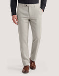 Light Grey Textured Chinos