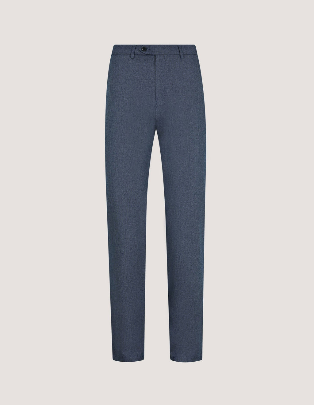 Blue Textured Chino Trouser