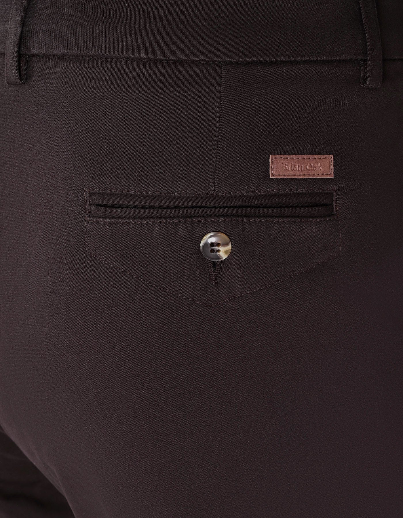 Chocolate Brown Moleskin Chino Trouser