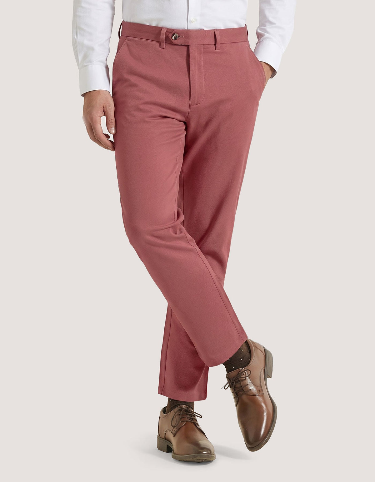 Medium Maroon Chino Trouser
