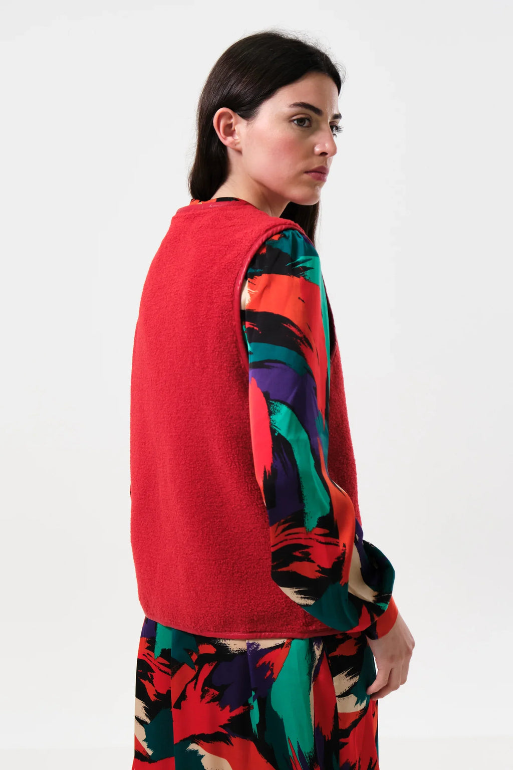 Chris Borg Waistcoat - Red