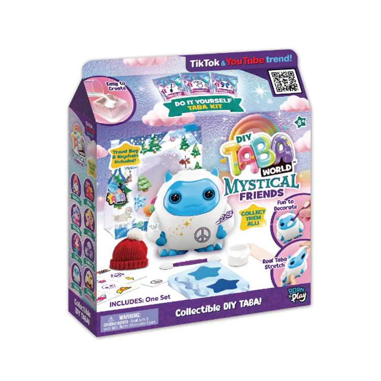 Taba World Mystical Friends Squishy Keyring DIY Craft Set by Snaps