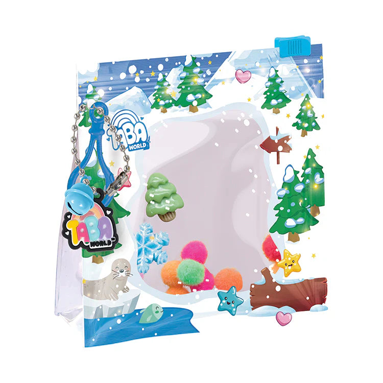 Taba World Mystical Friends Squishy Keyring DIY Craft Set by Snaps