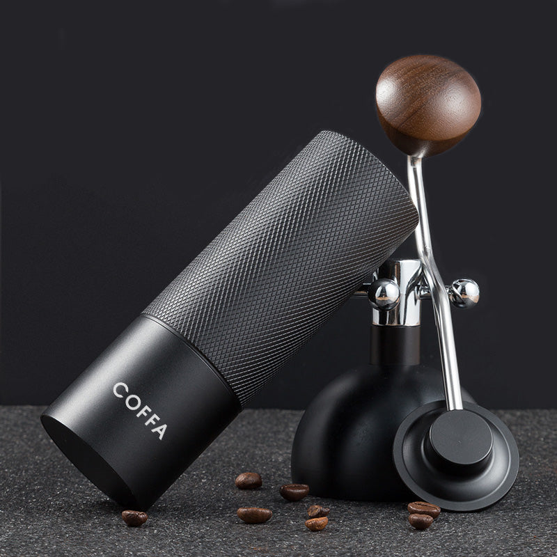 COFFA Manual Coffee Grinder | Stainless Steel Adjustable Burr Hand Crank