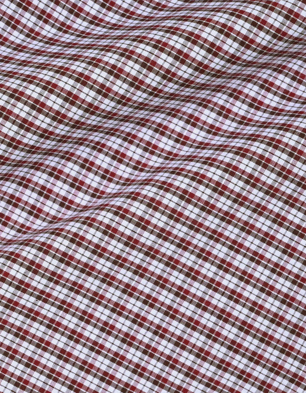 Maroon Casual Check Shirt