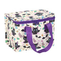 Kate's Clothing Cute and Creepy Cat Print Insulated Lunch Bag – Purple