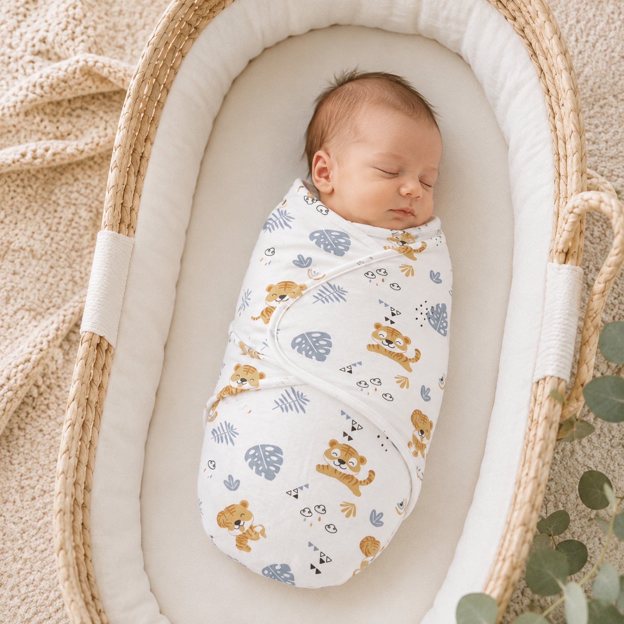 Callowesse Newborn Baby Swaddle 0-3 Months – Curious Cubs