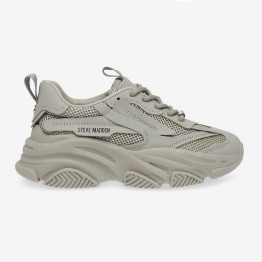 Steve Madden Possession-E Women's Chunky Trainers - Taupe - UK 5.5
