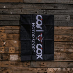 Carl Cox Motorsport Paddock Flag – Uggly and Co Team Racing Merchandise