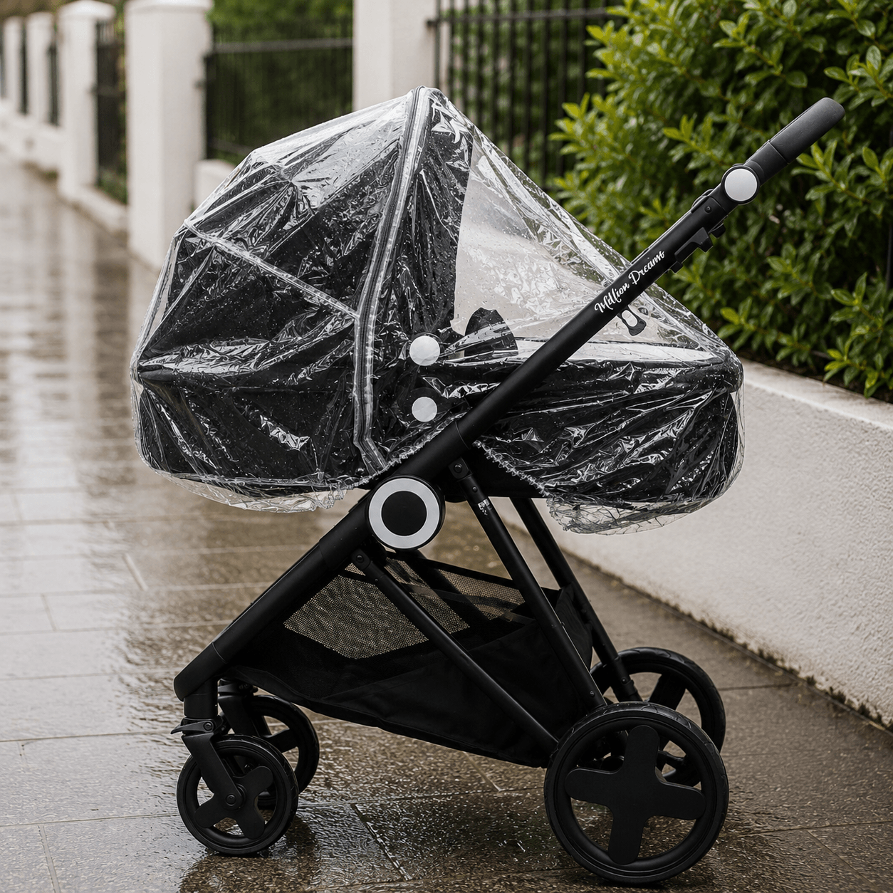 For Your Little One Universal Rain Cover for 2-in-1 Prams | Waterproof