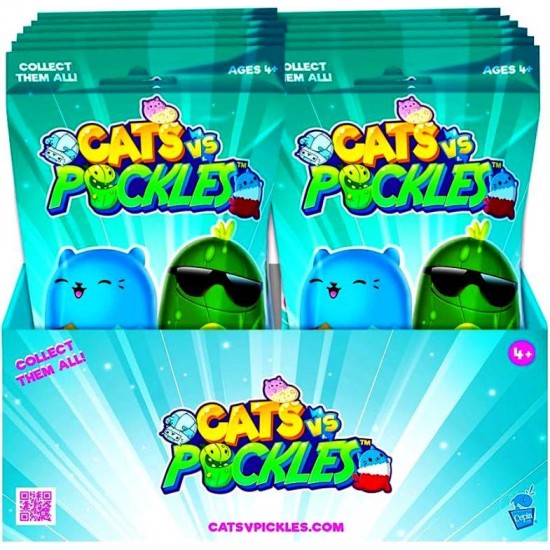 Cats vs Pickles Mystery Plush - Snaps 4-Inch Bean-Filled Soft Toy