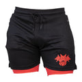 CERBERUS Strength Performance Dual-Layer Training Shorts with Pockets