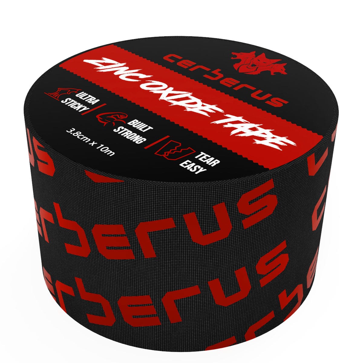 CERBERUS Strength Zinc Oxide Tape – Rigid Cotton Sports Tape (3.8cm x 10m)