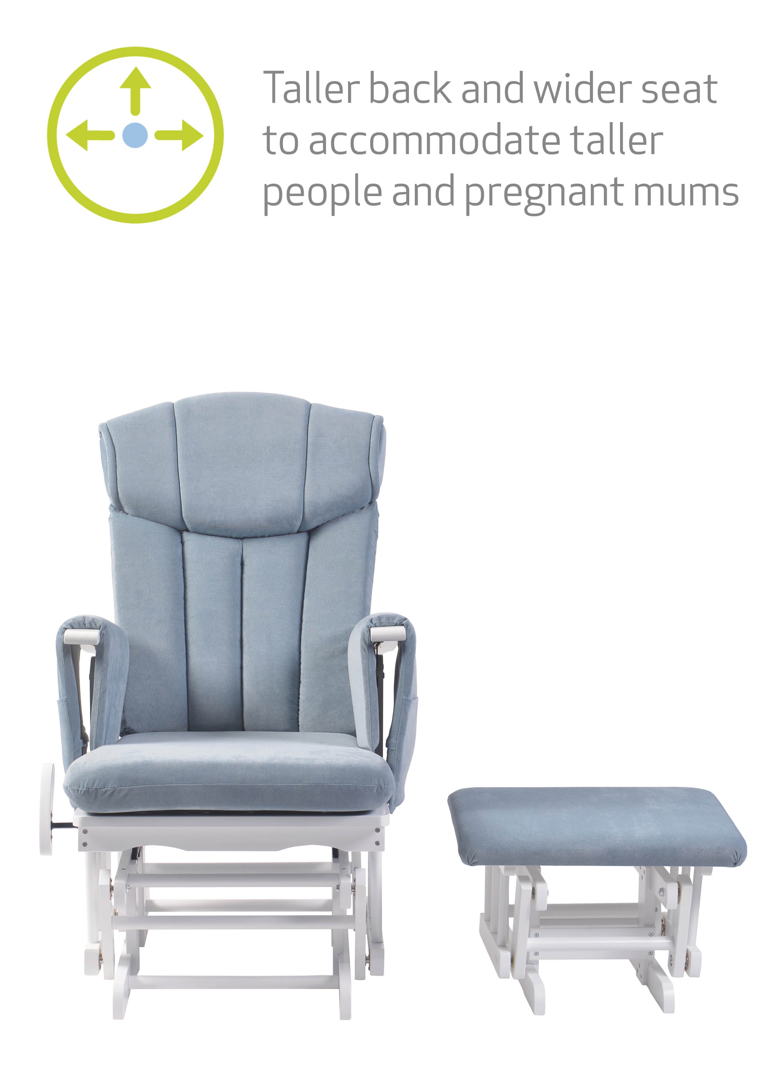 Chatsworth Nursing Chair and Footstool