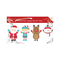 PoundFun Christmas Gift Tags – 12 Pack Festive Holiday Card Labels