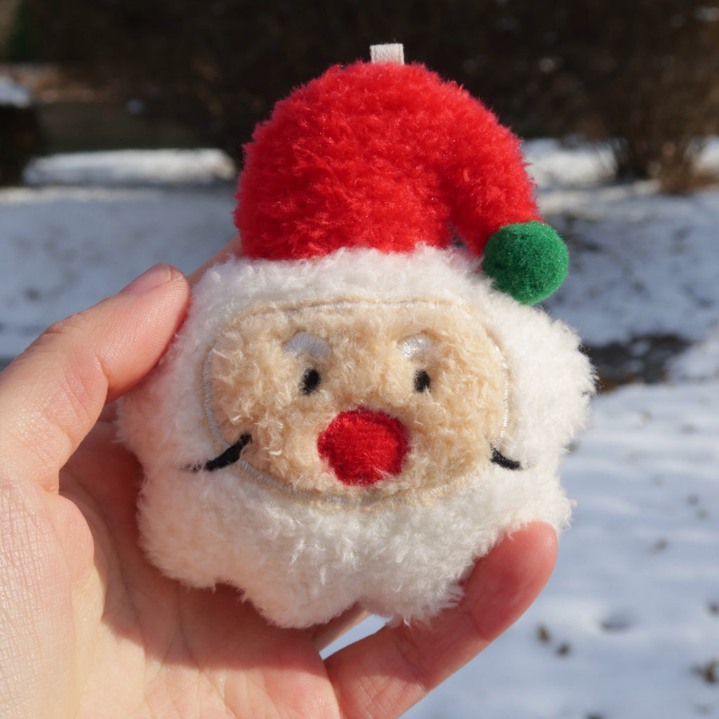 LuLuFun Studio Christmas Plush Bag Charm | Soft Holiday Keychain