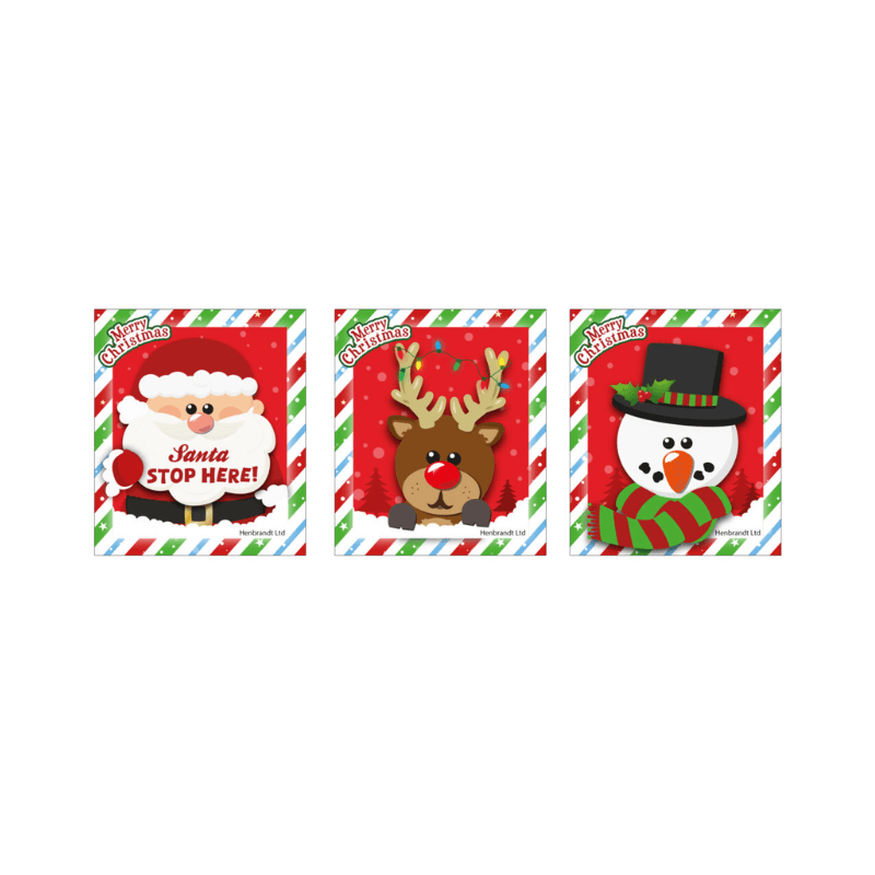 PoundFun Christmas Mini Notepad – Snowman Holiday Pocket Stationery
