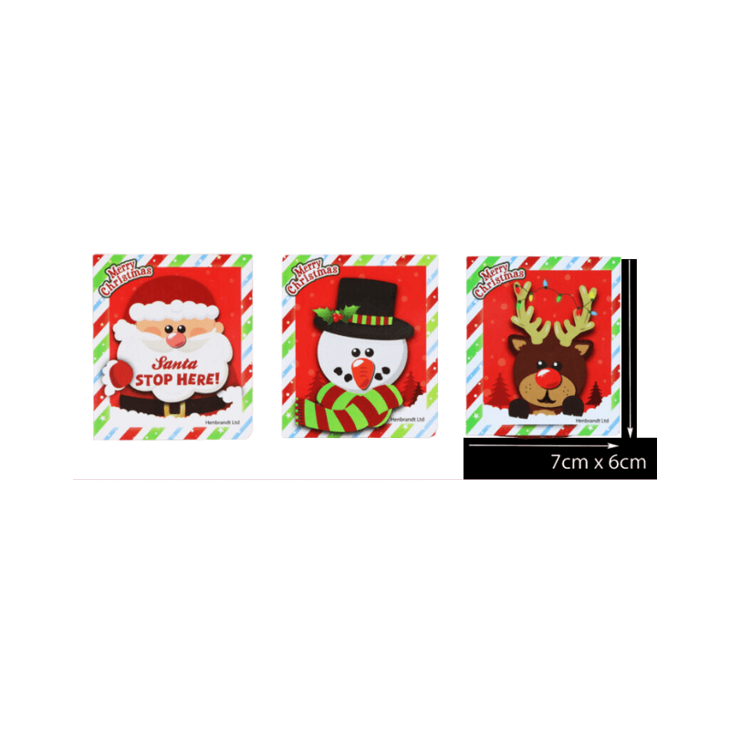 PoundFun Christmas Mini Notepad – Snowman Holiday Pocket Stationery