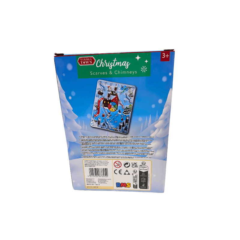 PoundFun Christmas Scarves & Chimneys Family Board Game – Holiday Fun