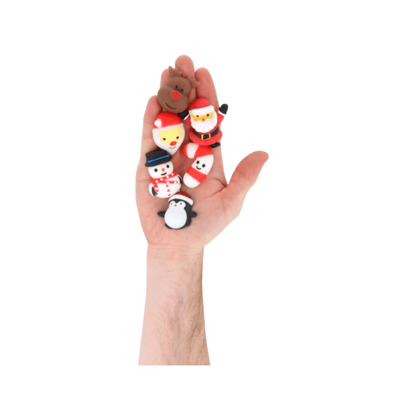 PoundFun Christmas Squishy – Festive Sensory Stress Relief Toy (1 Random)