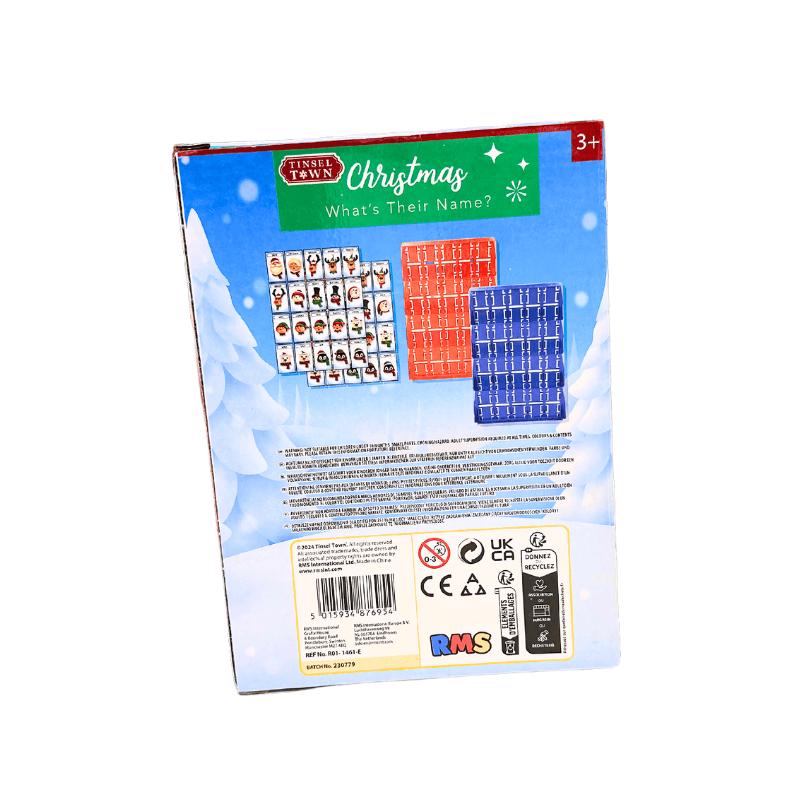 PoundFun Christmas What's Their Name Family Board Game | Holiday Party