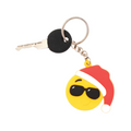 PoundFun Christmas Faces Keyring – Festive Novelty Holiday Keychain