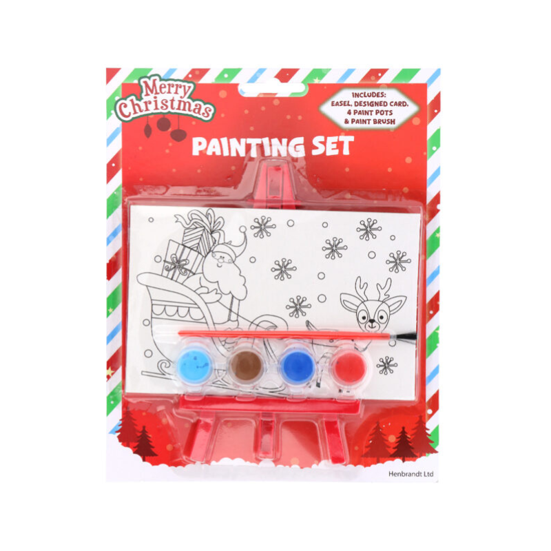 PoundFun Christmas Paint Set – Festive Art Supplies for Kids & Adults