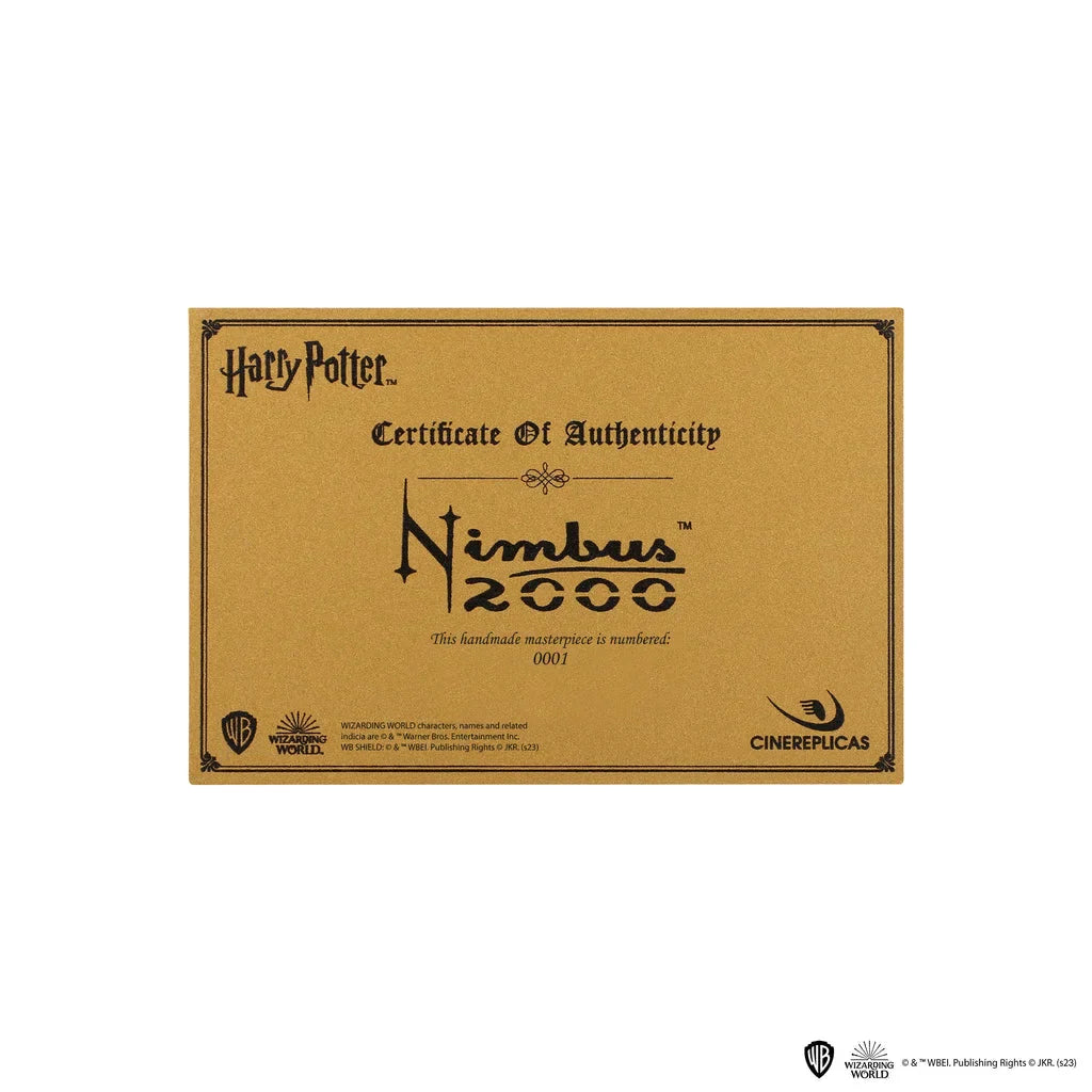 Harry Potter Nimbus 2000 Junior Movie Prop Replica – Mahogany Wood