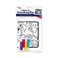 PoundFun Colour Your Own Unicorn Drawstring Bag – DIY Canvas Craft Kit