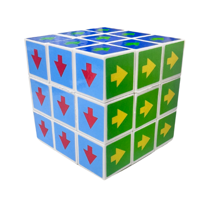 PoundFun 3x3 Rubik's Cube – Classic Brain Teaser Puzzle Toy