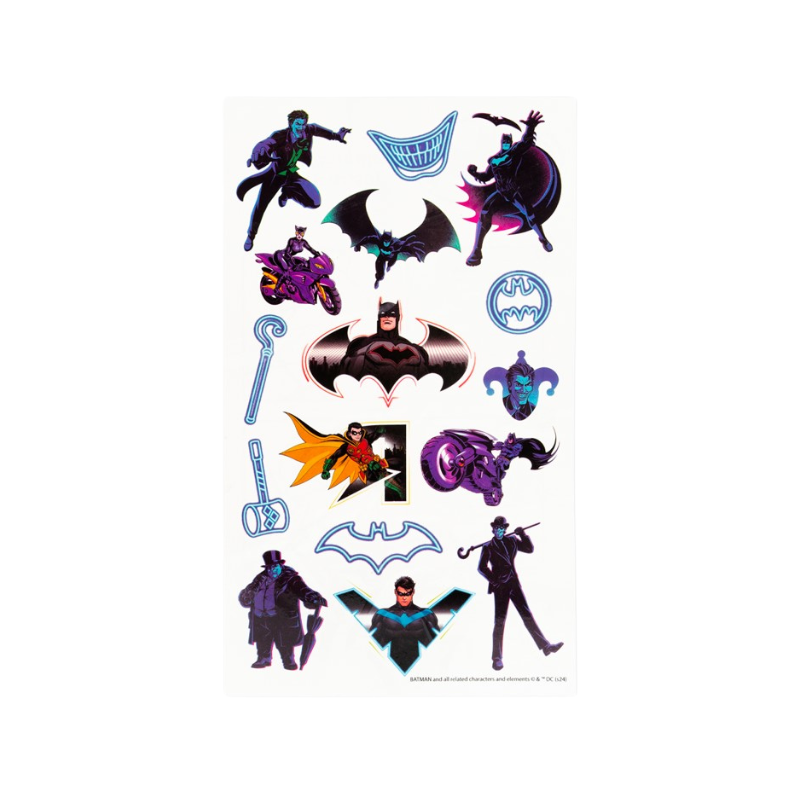Batman Temporary Tattoos by PoundFun – DC Comics Superhero Party Favors