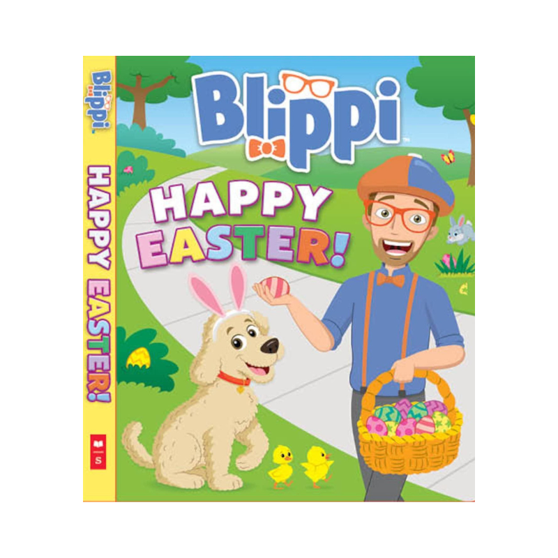 Blippi Happy Easter Activity Book – Kids Educational Coloring & Puzzles