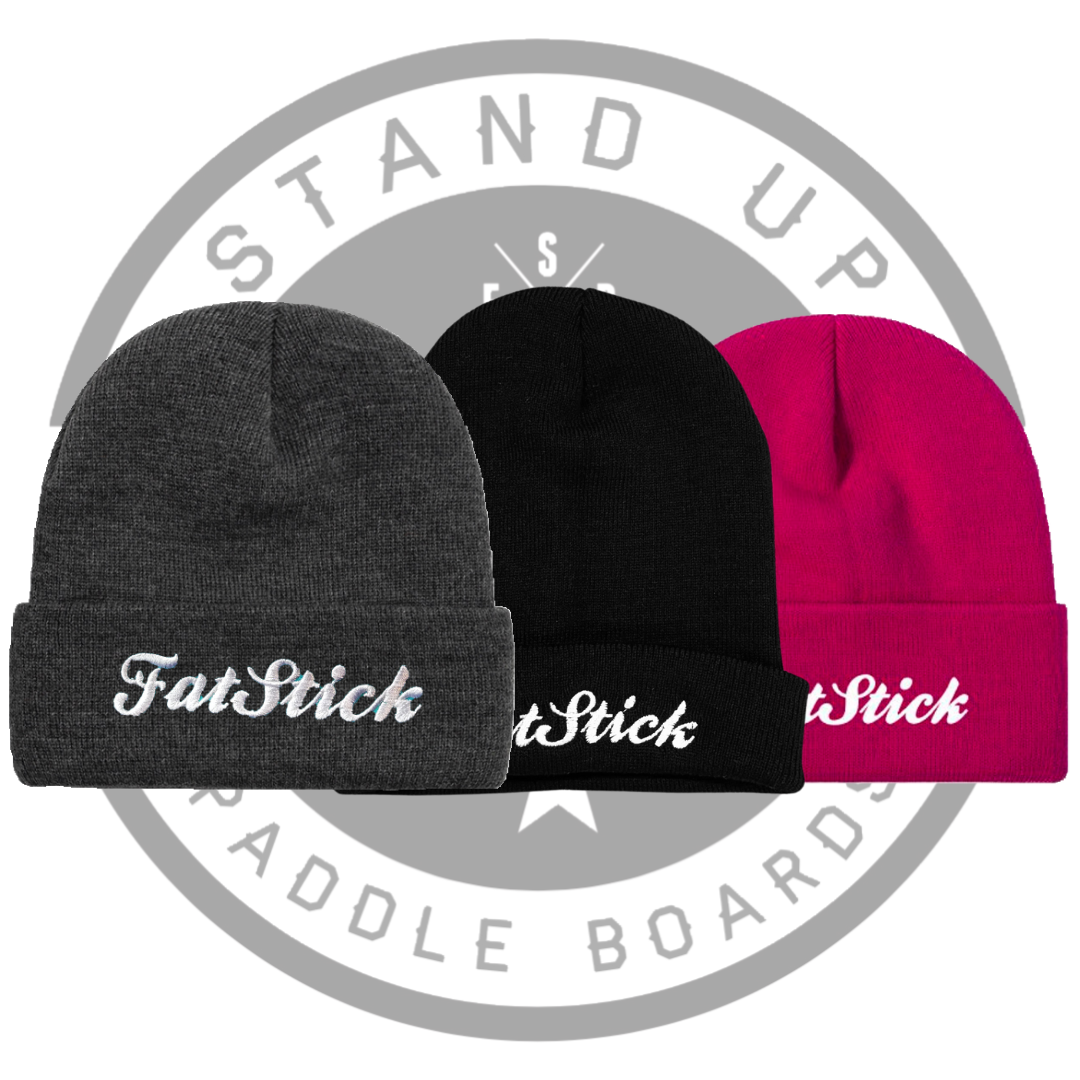 FatStick Boards Premium Knit Beanie Hat – Warm Unisex Outdoor Headwear