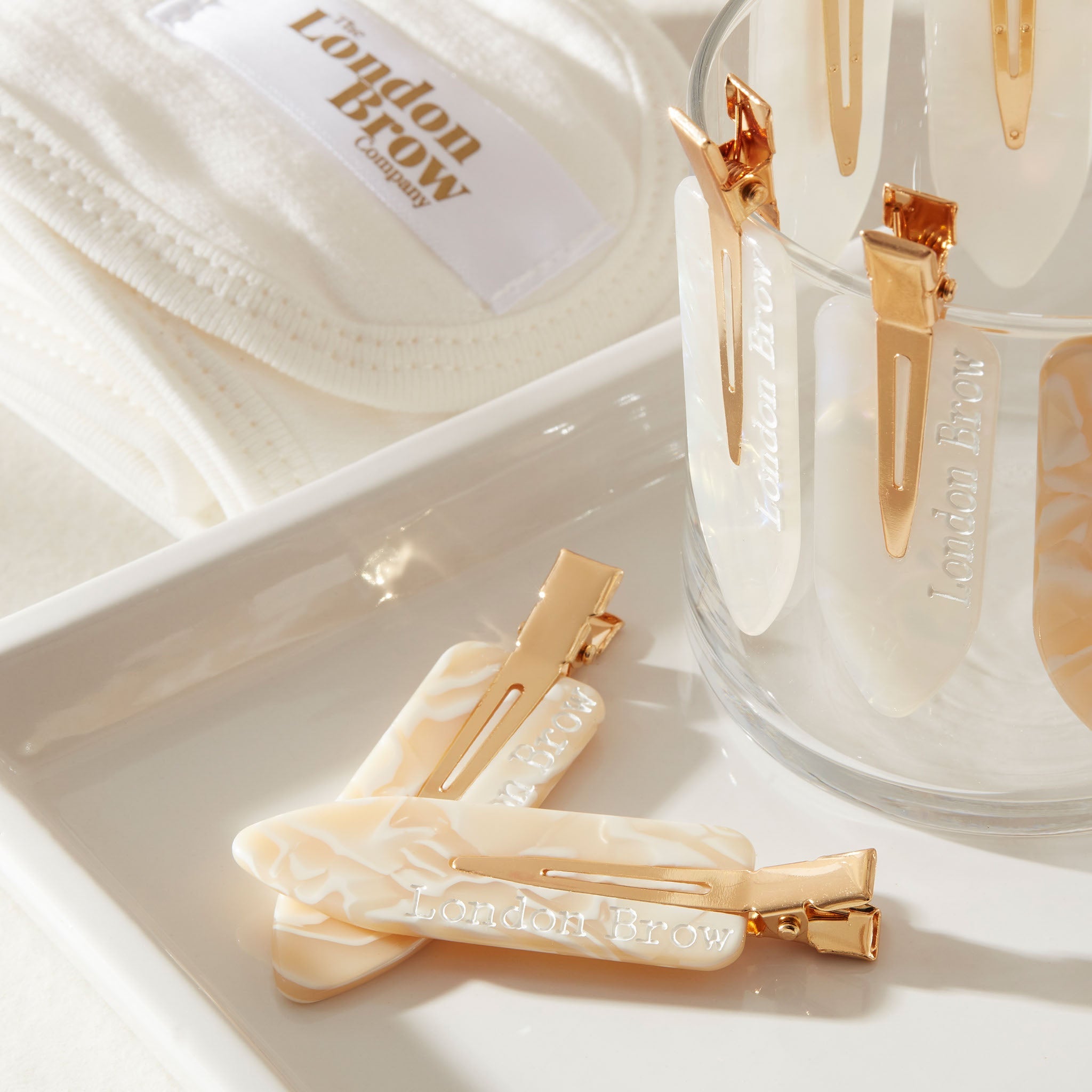 The London Brow Company Bamboo Cotton Spa Headband – Ultra Soft
