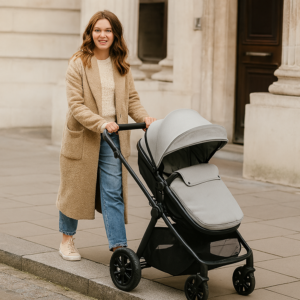 For Your Little One Cruise 3-in-1 Travel System with R129 Car Seat - Sage