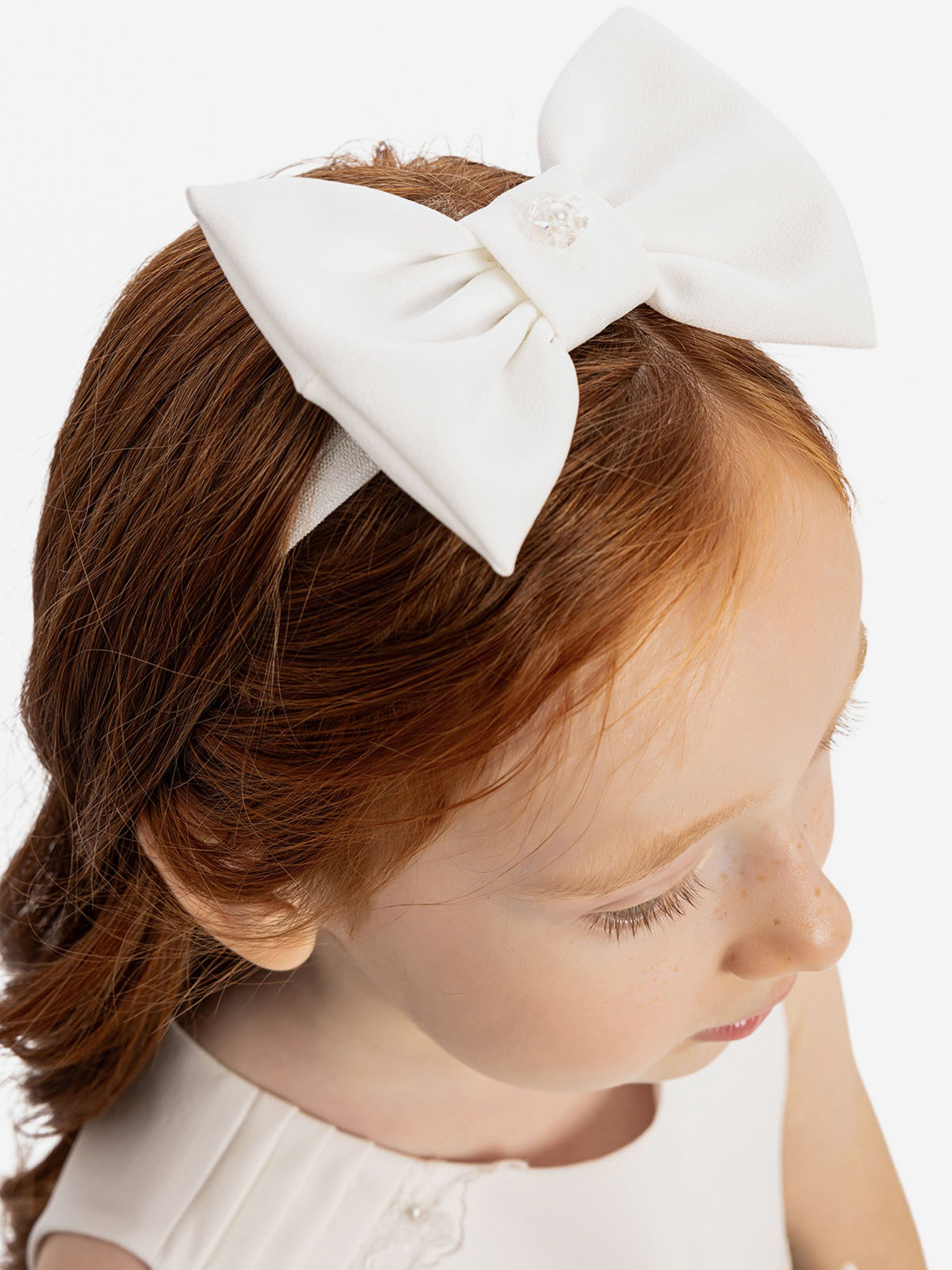 DRESS & Fleur Baby Girls Green Lace Tulle Dress with Headband