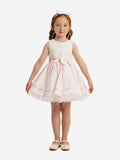 DRESS & Fleur Baby Girls Pink Lace Tulle Dress with Headband